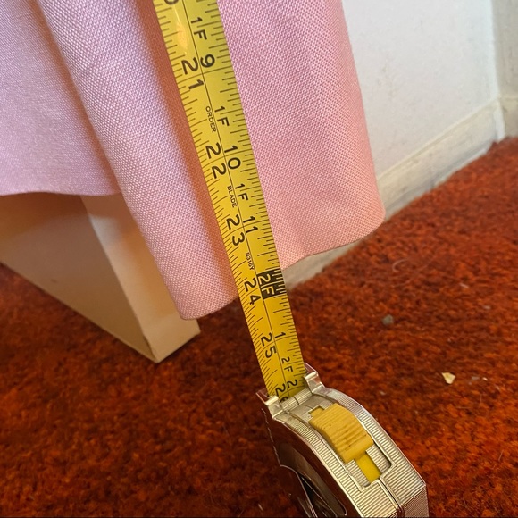 NWOT vintage Peabody House Linen Blazer, Pink - Picture 3 of 16